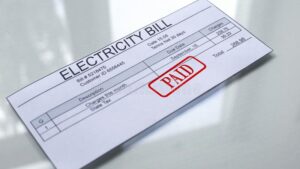 paid-seal-stamped-electricity-bill-payment-services-month-expenses-paid-seal-stamped-electricity-bill-payment-146080312