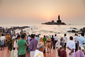 Kanyakumari-Beach-at-sunrise